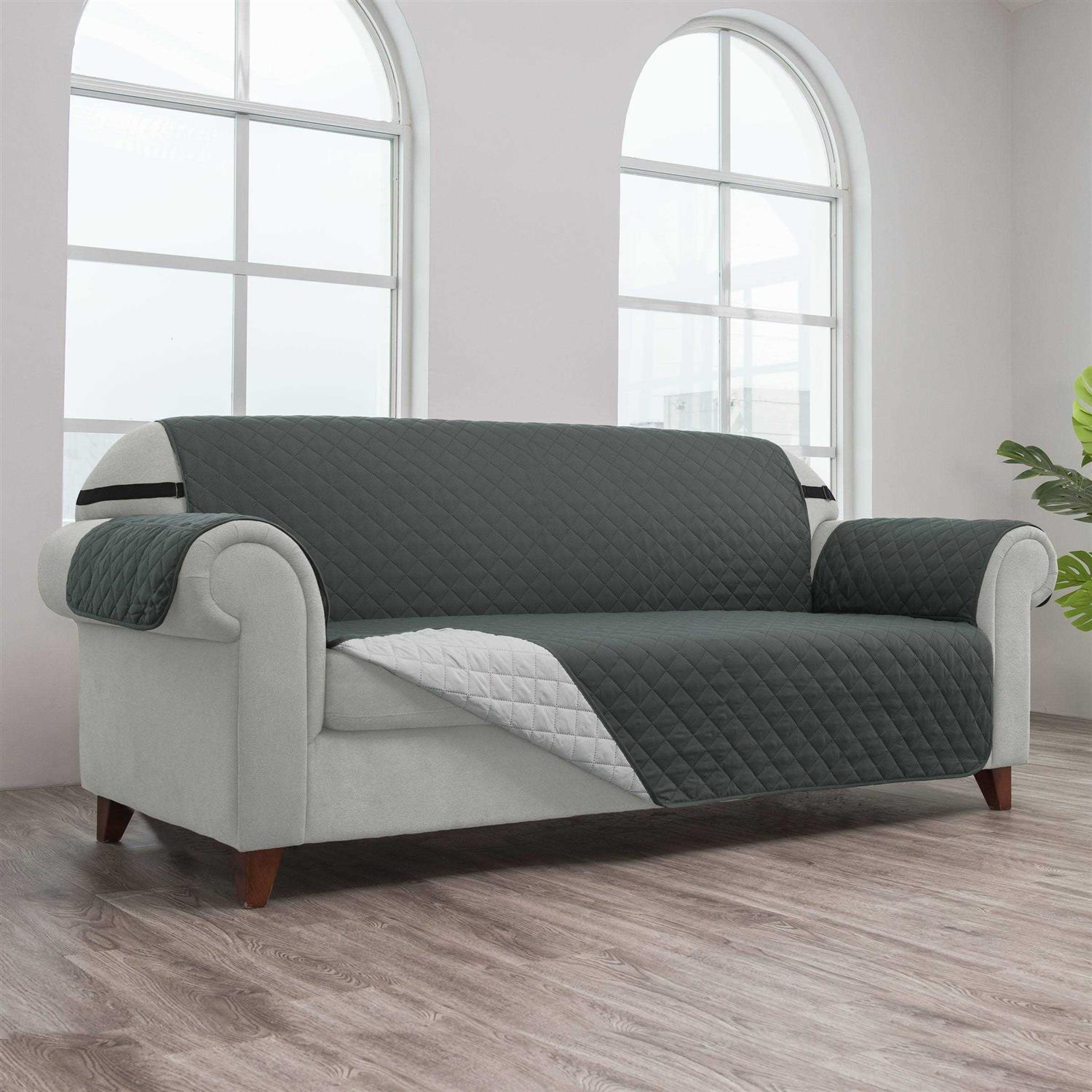 Subrtex Reversible Armchair/Loveseat/Sofa Slipcover - Image 4