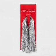 Wondershop 1000ct Tinsel Icicle Christmas Tree Ornament Silver