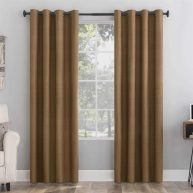 Sun Zero Duran Thermal Insulated 100% Blackout Grommet Curtain Panel