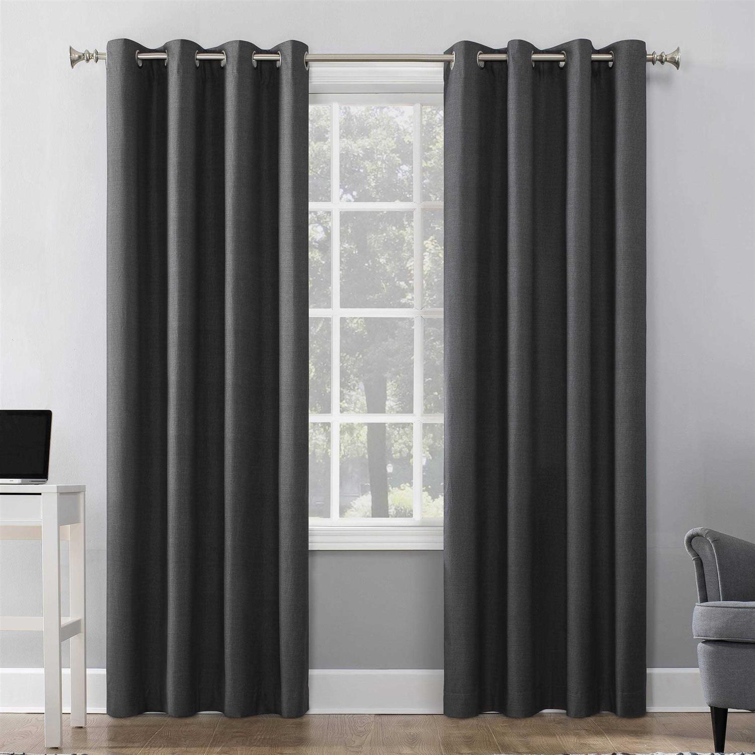 Sun Zero Duran Thermal Insulated 100% Blackout Grommet Curtain Panel