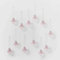 Wondershop 12ct Acrylic Diamond Christmas Ornament Set