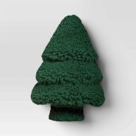Threshold Faux Shearling Tree Shaped Throw Pillow