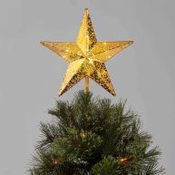 Wondershop 10in Lit Mercury Star Christmas Tree Topper