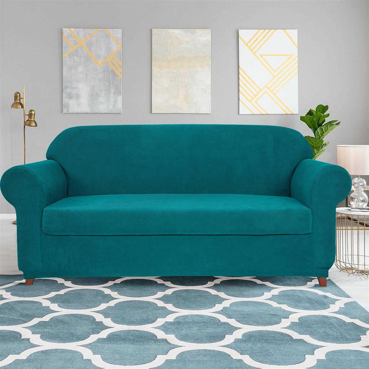 Subrtex 2-Piece Stretch Sofa Slipcover - Image 2