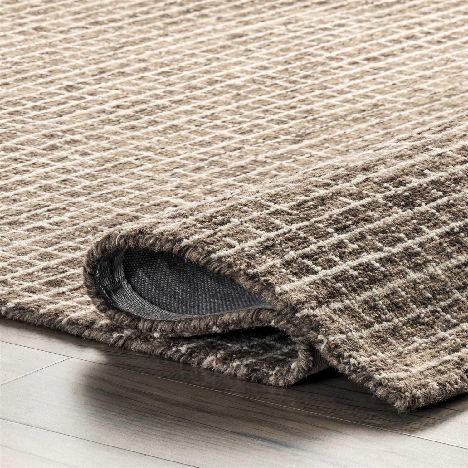 Rugs USA Arvin Olano Melrose Checked Wool Area Rug - Image 4