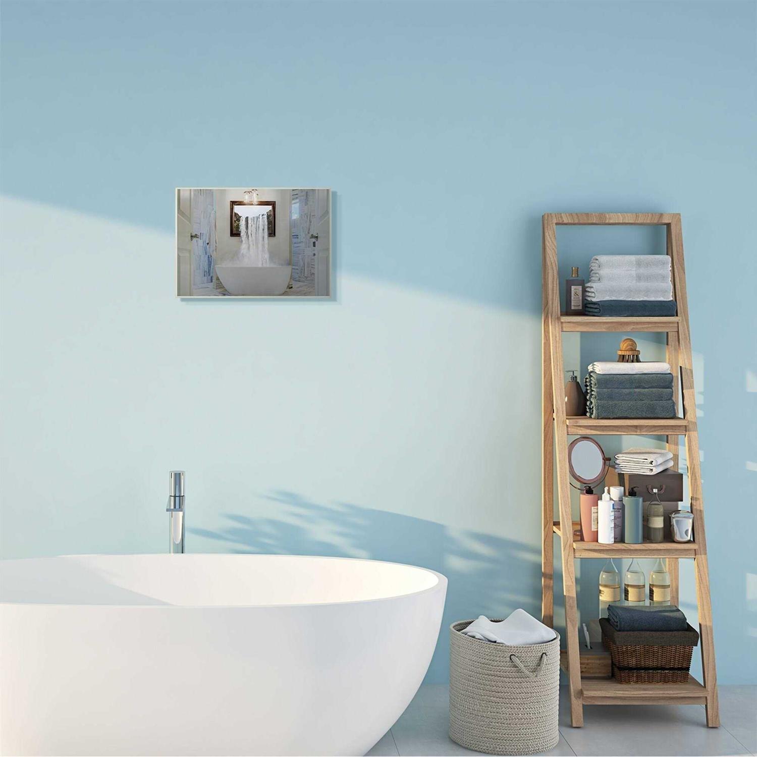 Stupell Bathtub Waterfall Abstract Bathroom Photograph Wall Art - Image 5