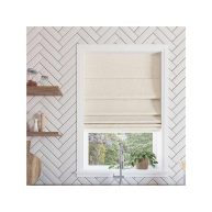 Sun Zero Somerton Textured 100% Blackout Cordless Roman Shade