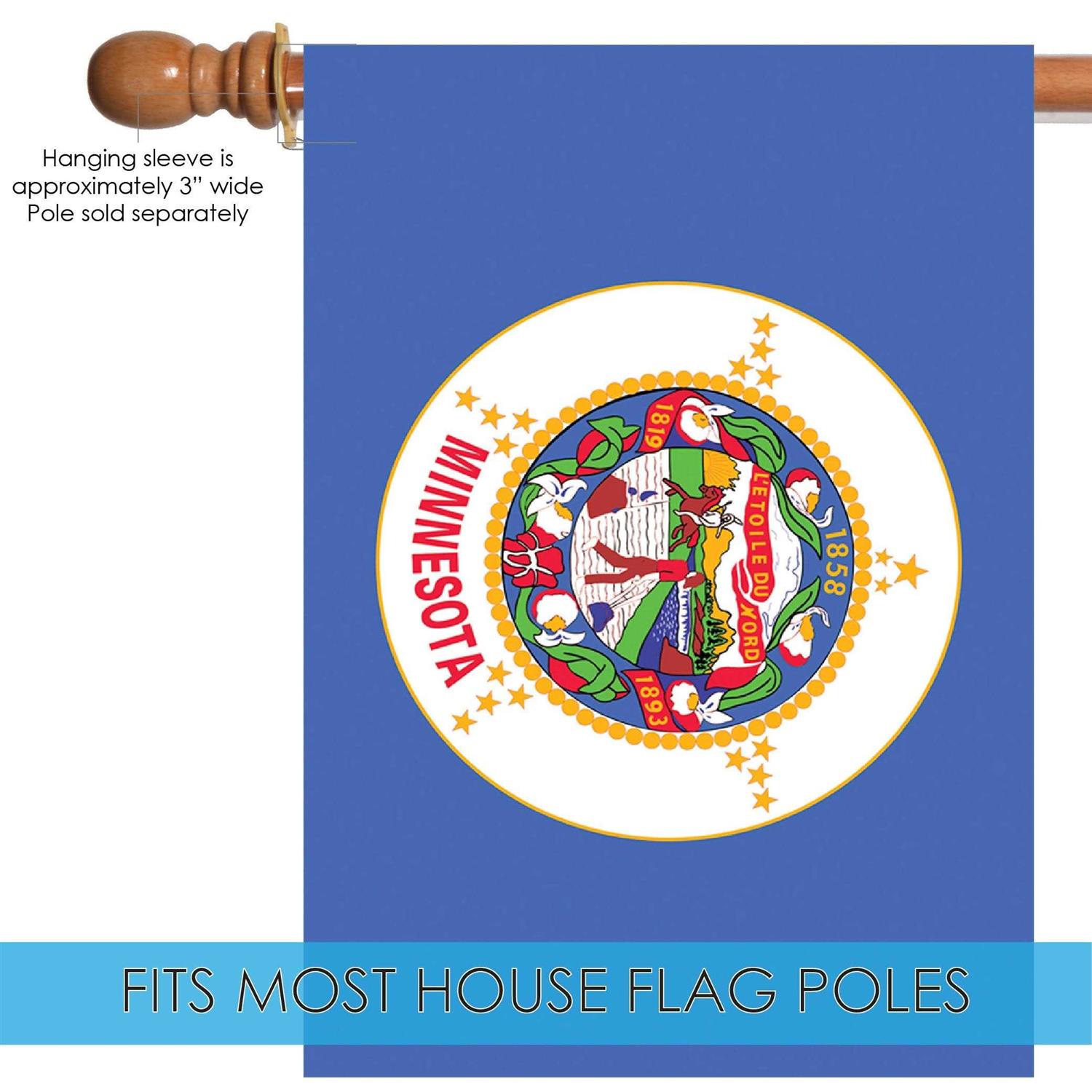 Toland Home Garden Minnesota State Flag Flag - Image 5