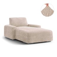 Stretch Chaise Lounge Slipcover Easy to Clean & Durable Microfibra Collection PAULATO by GA.I.CO. Upholstery