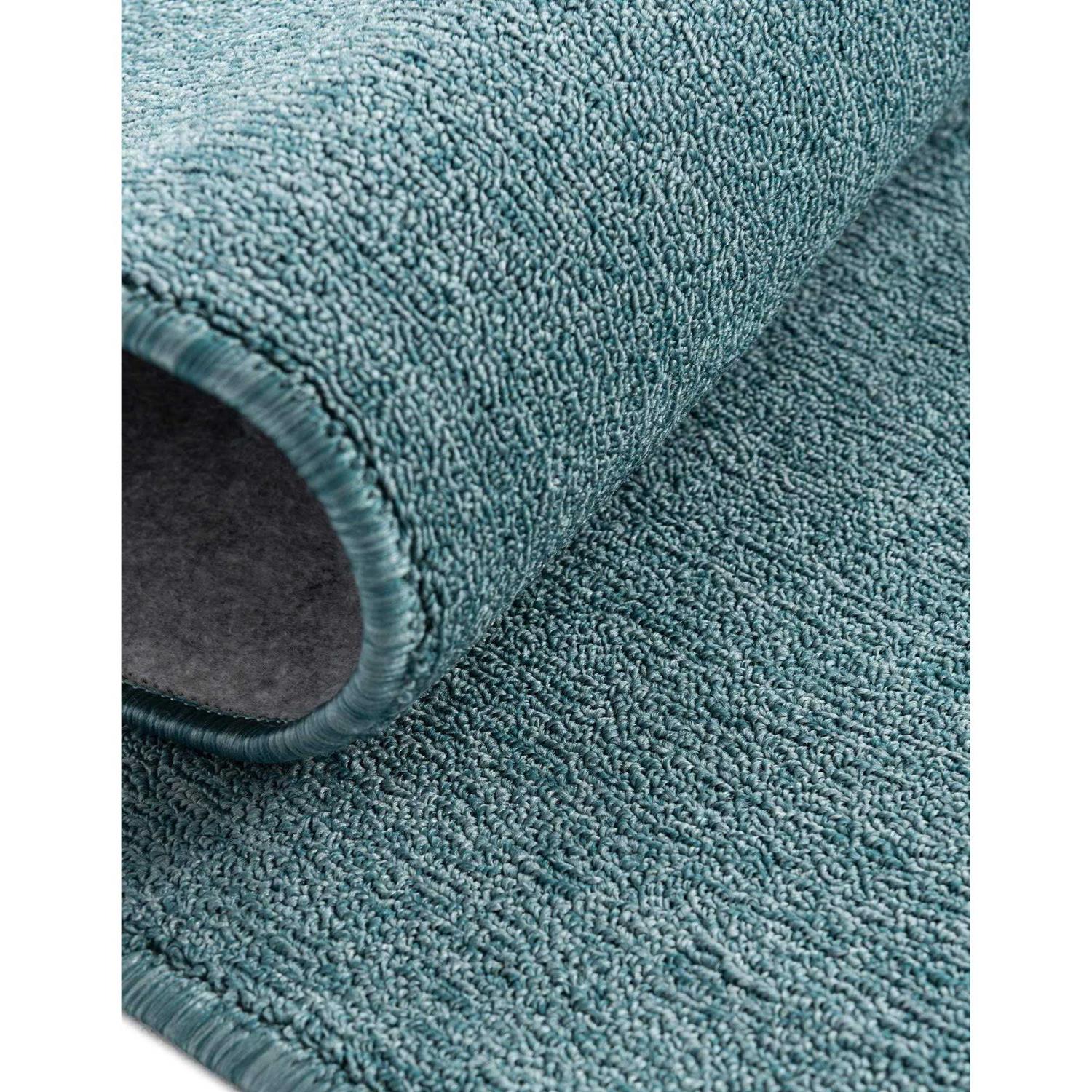 Unique Loom Everyday Shag Plush Area Rug Blue - Image 4