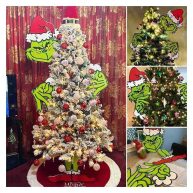 The Christmas Tree GRinch Decorations PRO,Christmas Elf Decorations,Christmas Elf Body Tree Decorations,Elf Arms Head and Legs,Very Innovative