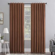 Sun Zero Amherst Velvet Noise Reducing Thermal Extreme Blackout Back Tab Curtain Panel