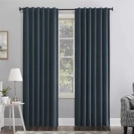 Sun Zero Amherst Velvet Noise Reducing Thermal Extreme Blackout Back Tab Curtain Panel