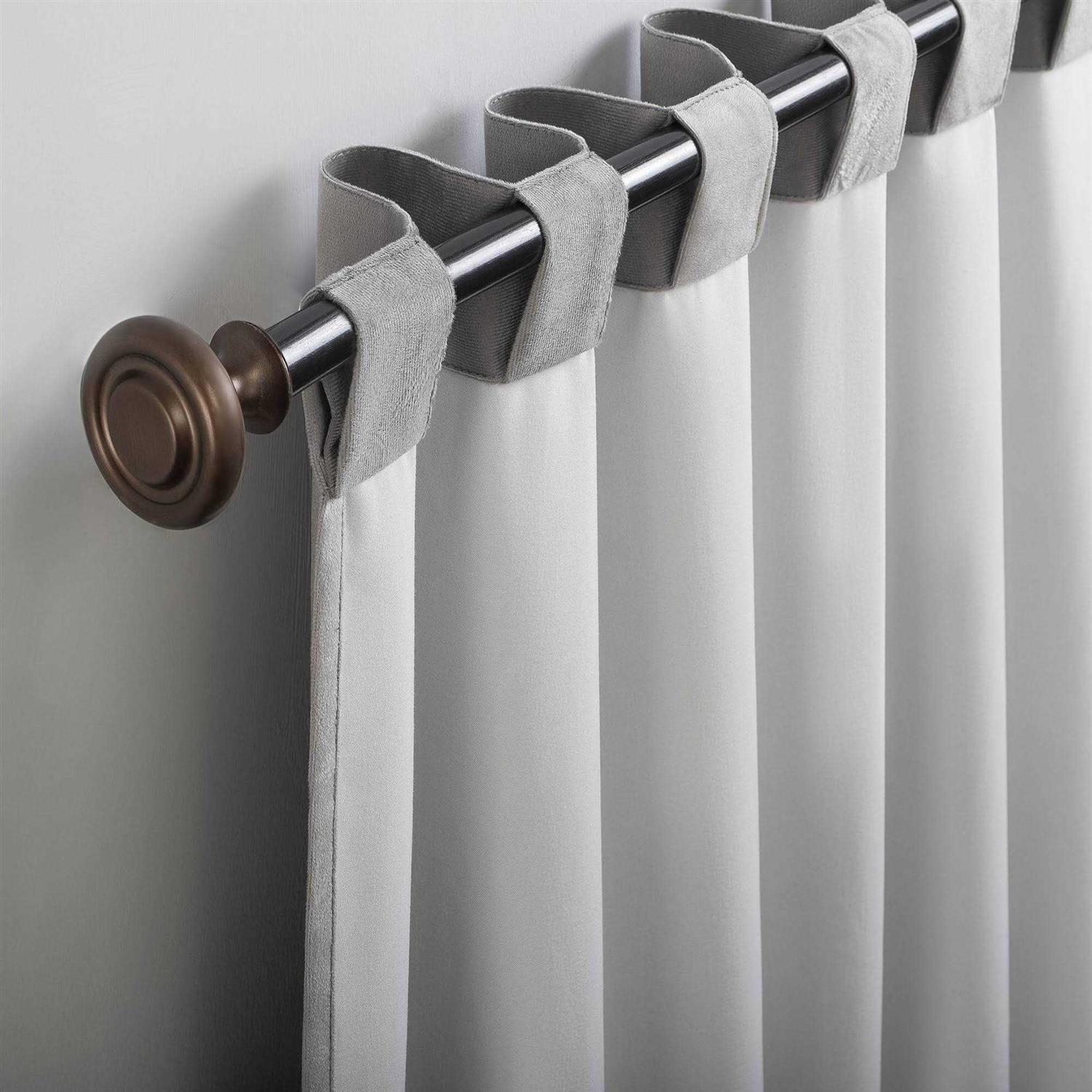 Sun Zero Amherst Velvet Noise Reducing Thermal Extreme Blackout Back Tab Curtain Panel - Image 5