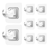 Self-Adhesive Curtain Rod Brackets No Drill