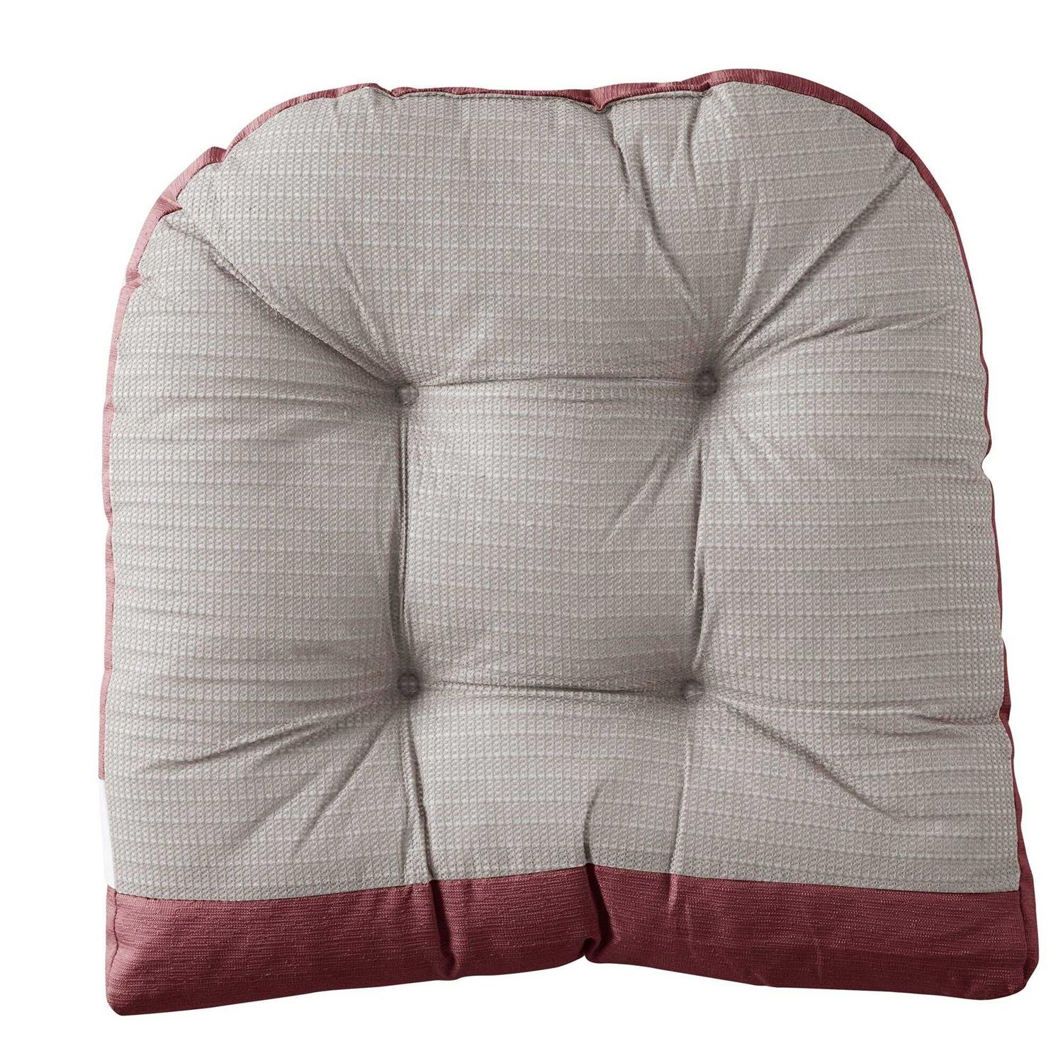 Sweet Home Collection 2 Piece Tufted Non Slip Rocking Chair Cushion Set - Image 5