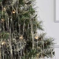 Wondershop 1000ct Tinsel Icicle Christmas Tree Ornament Champagne