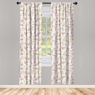 Semi-Sheer Rod Pocket Curtain Panels East Urban Home Size per Panel
