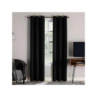 Sun Zero Extreme 2-Pack Norway Theater Grade 100% Blackout Window Curtain
