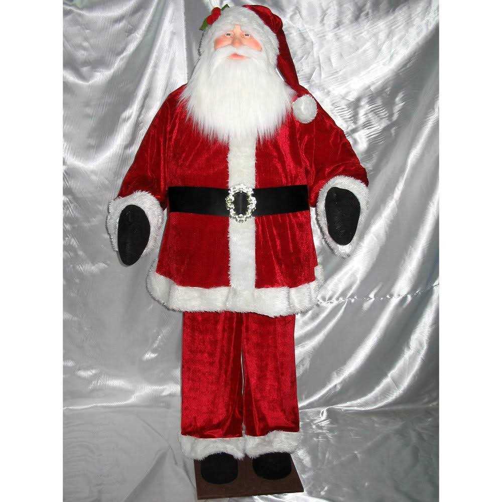 Vickerman 6′ Red Velvet Standing or Sitting Santa - Image 3