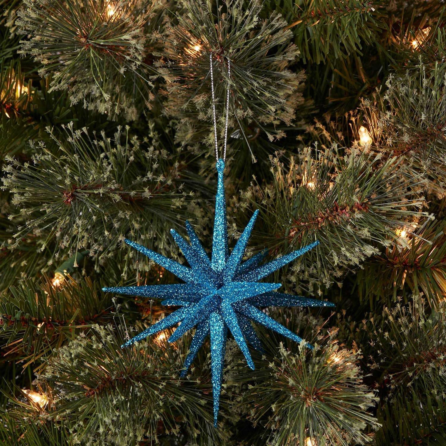 Wondershop 5.8in Plastic Spike Starburst Christmas Tree Ornament - Image 2