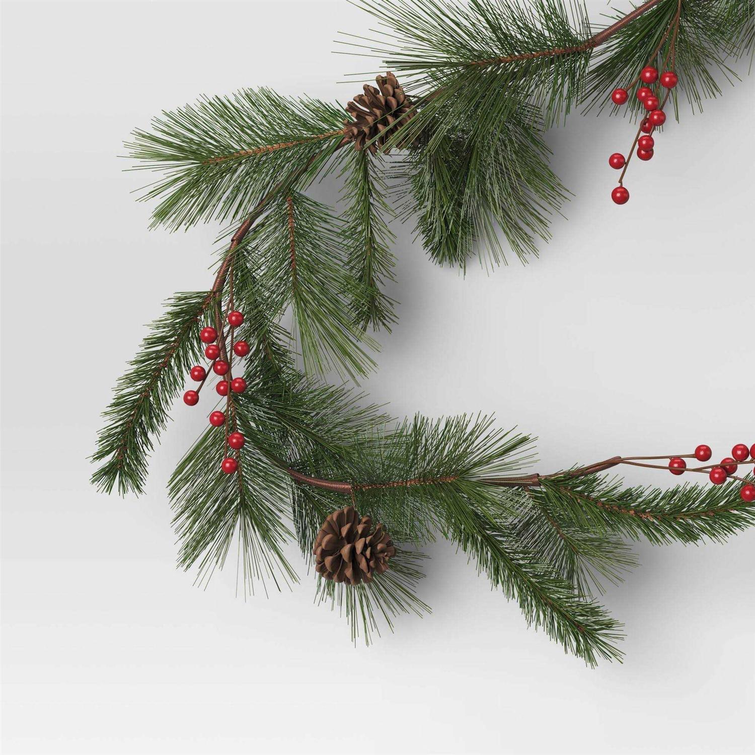 Threshold Textured Christmas Stocking with Tassel Red - Image 3