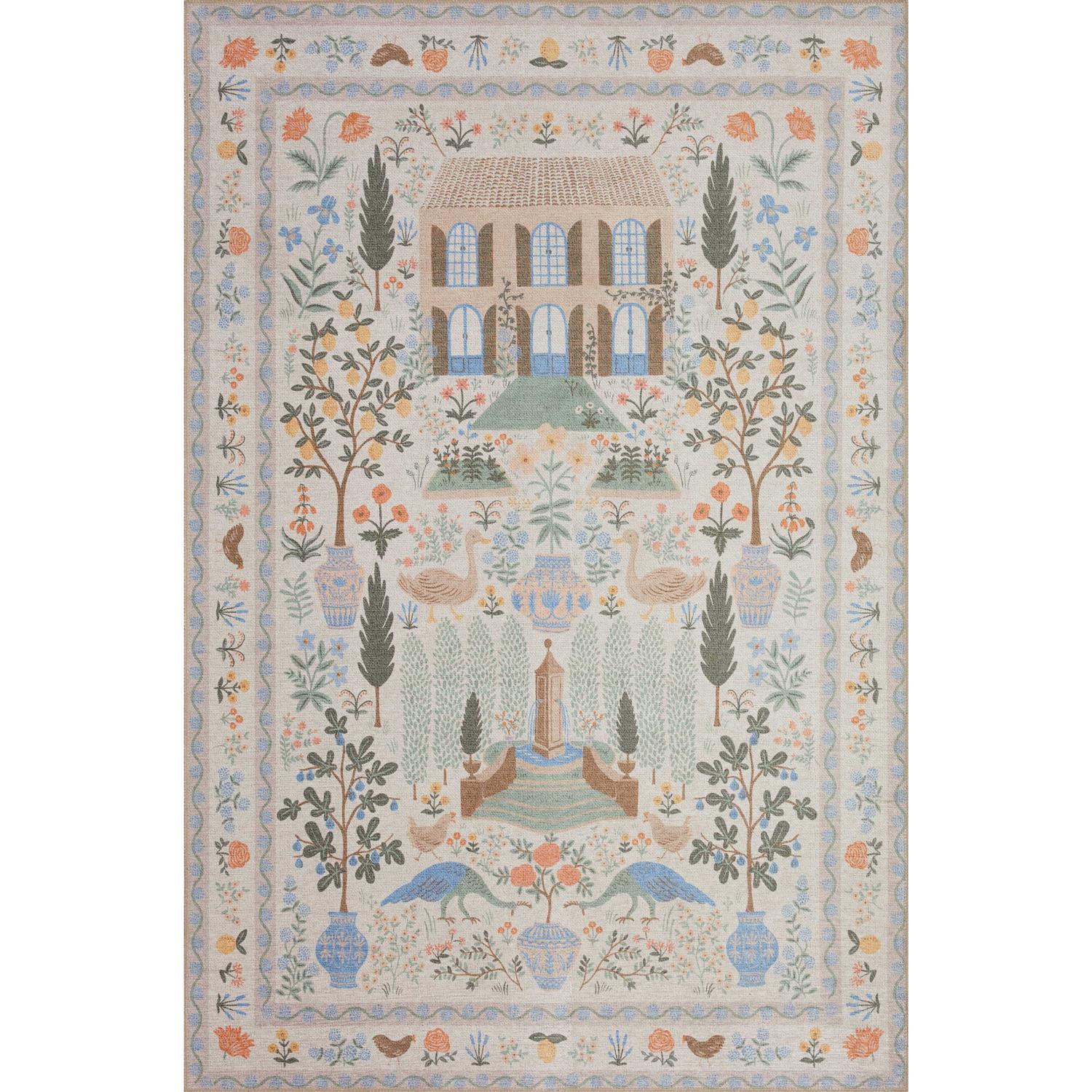 Rifle Paper Co. x Loloi Menagerie MEN-03 Camont Area Rug