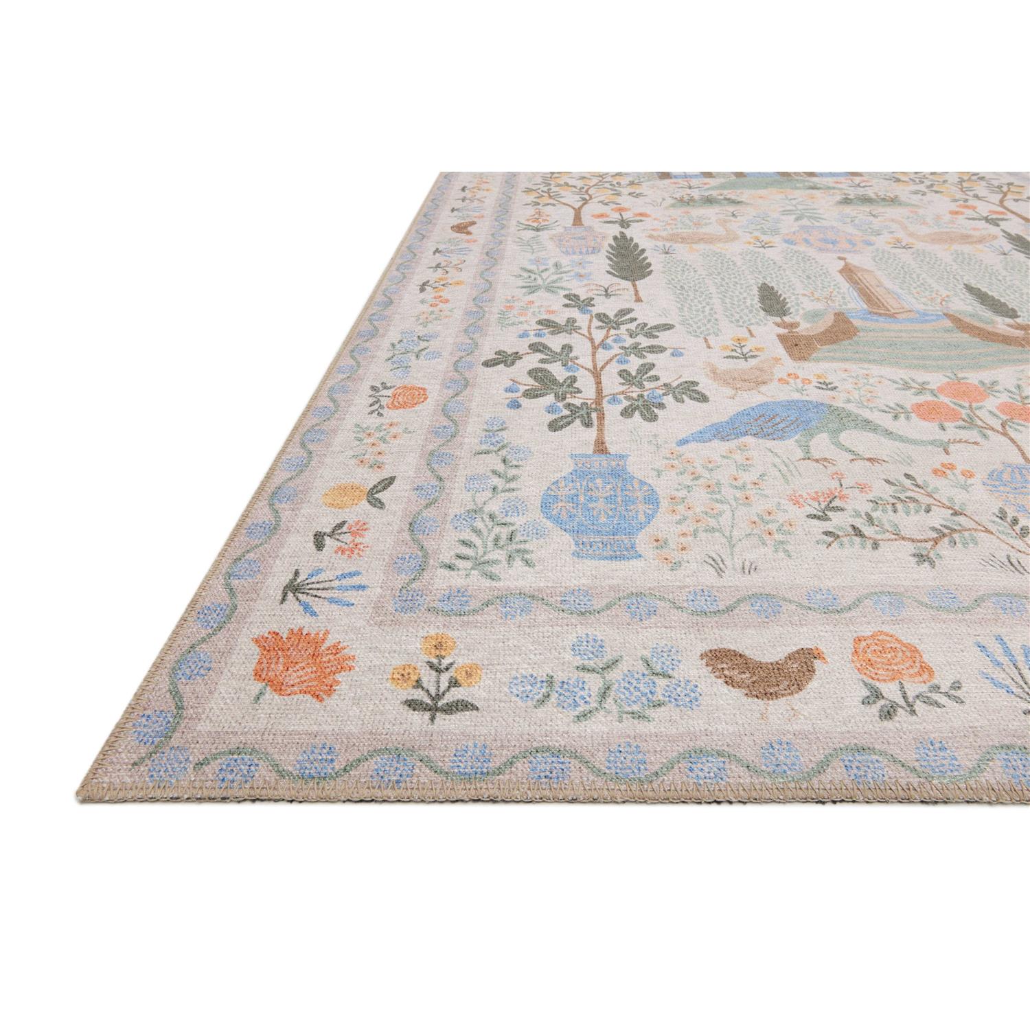 Rifle Paper Co. x Loloi Menagerie MEN-03 Camont Area Rug - Image 4