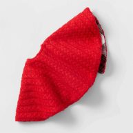 Wondershop 16 Reversible Cable Knit to Plaid Mini Tree Skirt