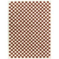 Walker Checkered Cream Shag Area Rug AllModern Rug