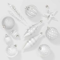 Wondershop 40ct Plastic Star Christmas Tree Ornament Set