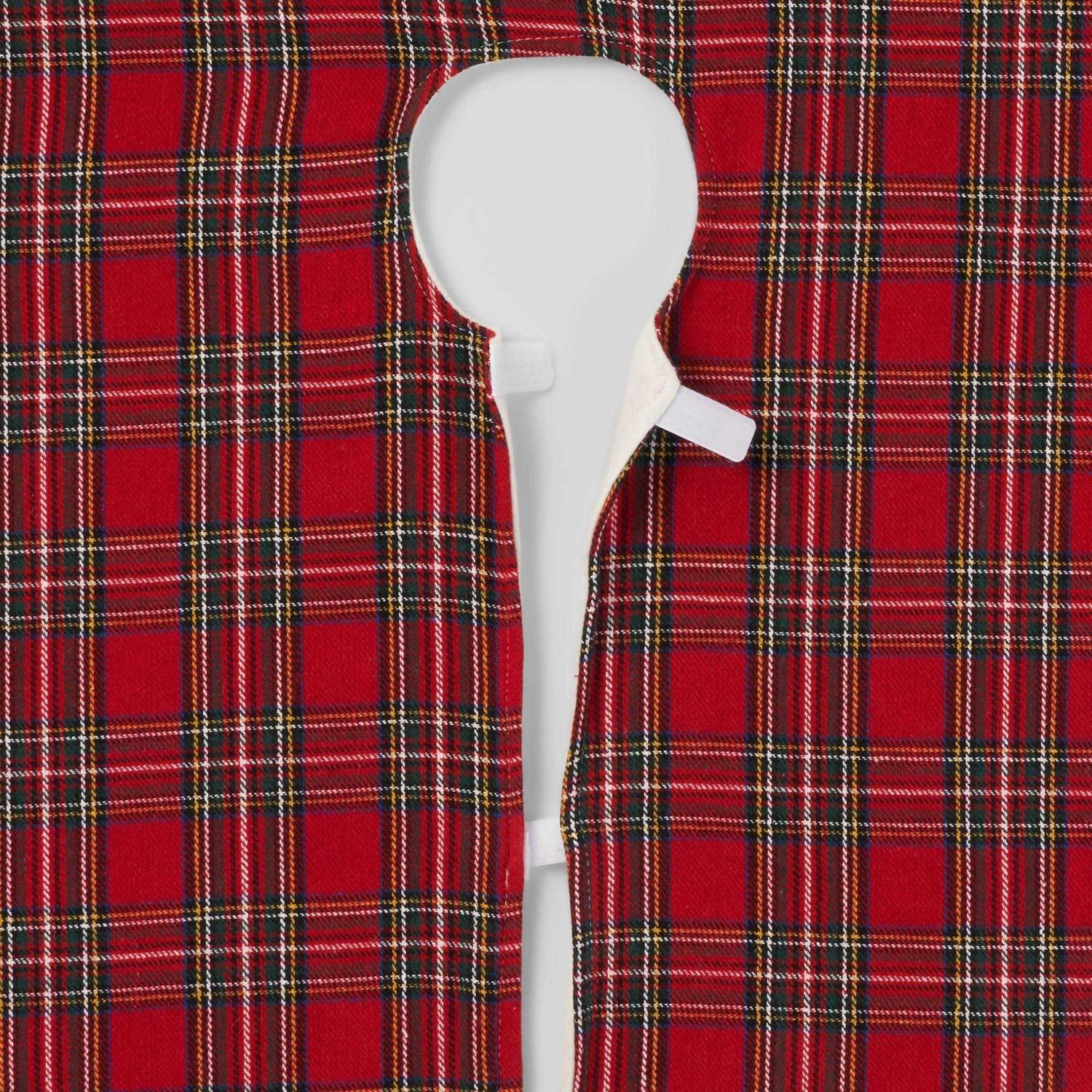 Wondershop 48 Plaid Christmas Tree Skirt Red - Image 2