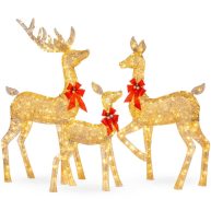 The Holiday Aisle® 3 Piece Christmas Deer Light Display Set
