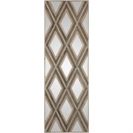 Uttermost Tahira Geometric Argyle Pattern Wall Mirror 04116