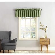 Sun Zero Rod Pocket Room Darkening Valance
