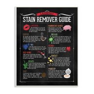 The Stupell Home Decor Collection Laundry Stain Remover Guide Wall Art
