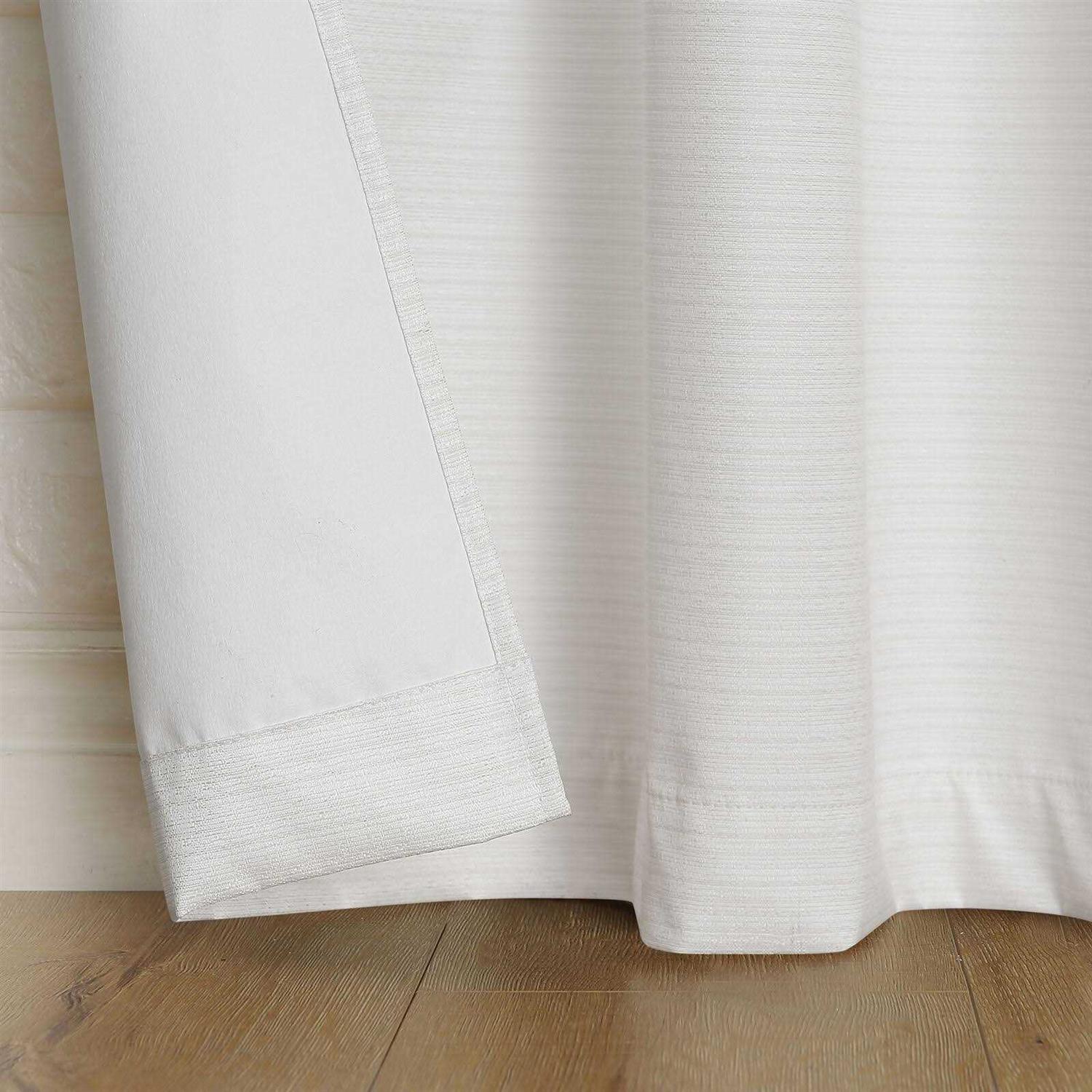 Sun Zero 2-Pack Arlo Textured Thermal Insulated Grommet Curtain Panel Pair - Image 5