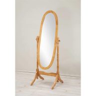 Roundhill Furniture Roundhill Traditional Queen Anna Style Floor Cheval Mirror