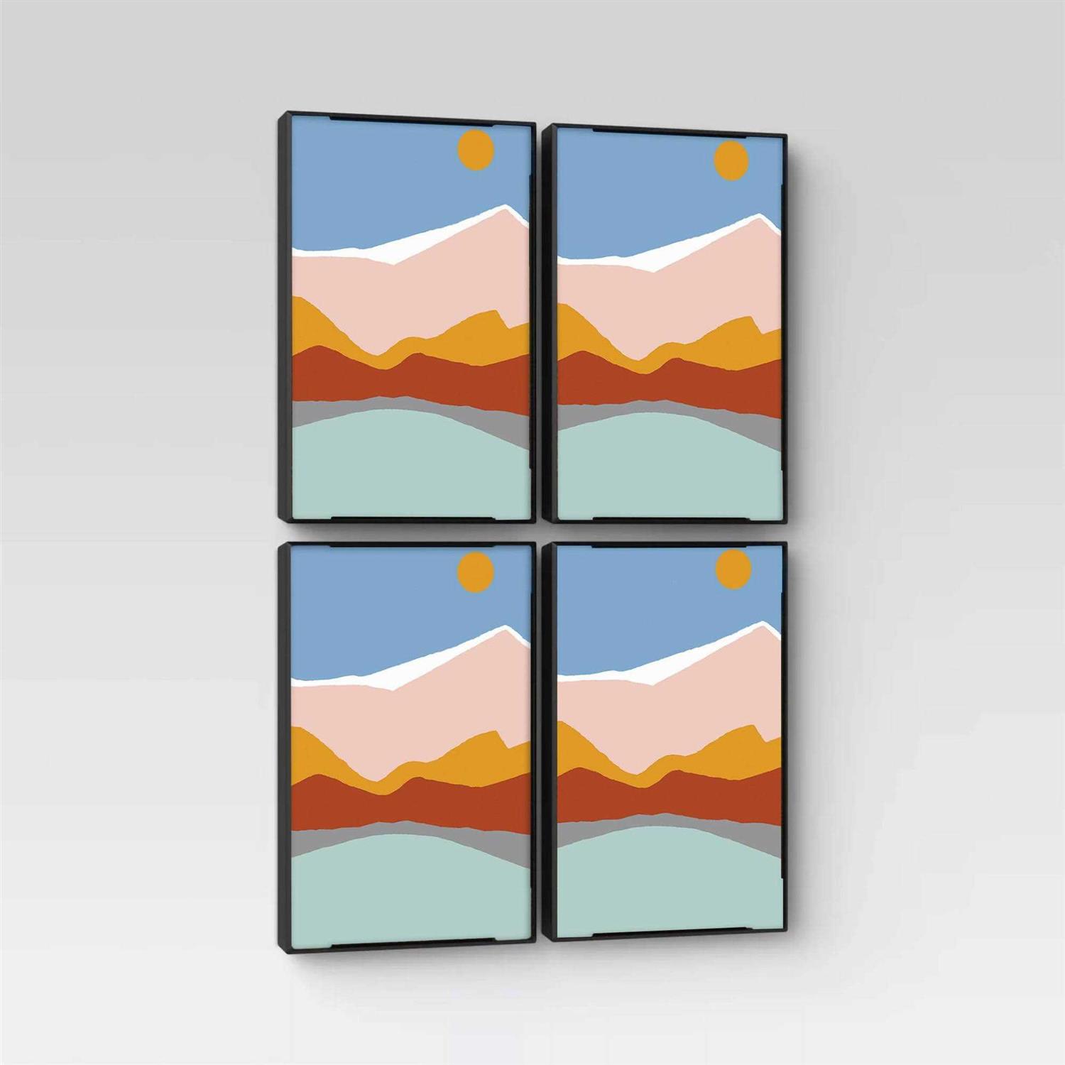 Room Essentials Set Format Frames Black - Image 4