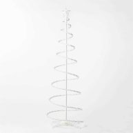 Wondershop 6′ Incandescent Spiral Tree Christmas Novelty Sculpture Light