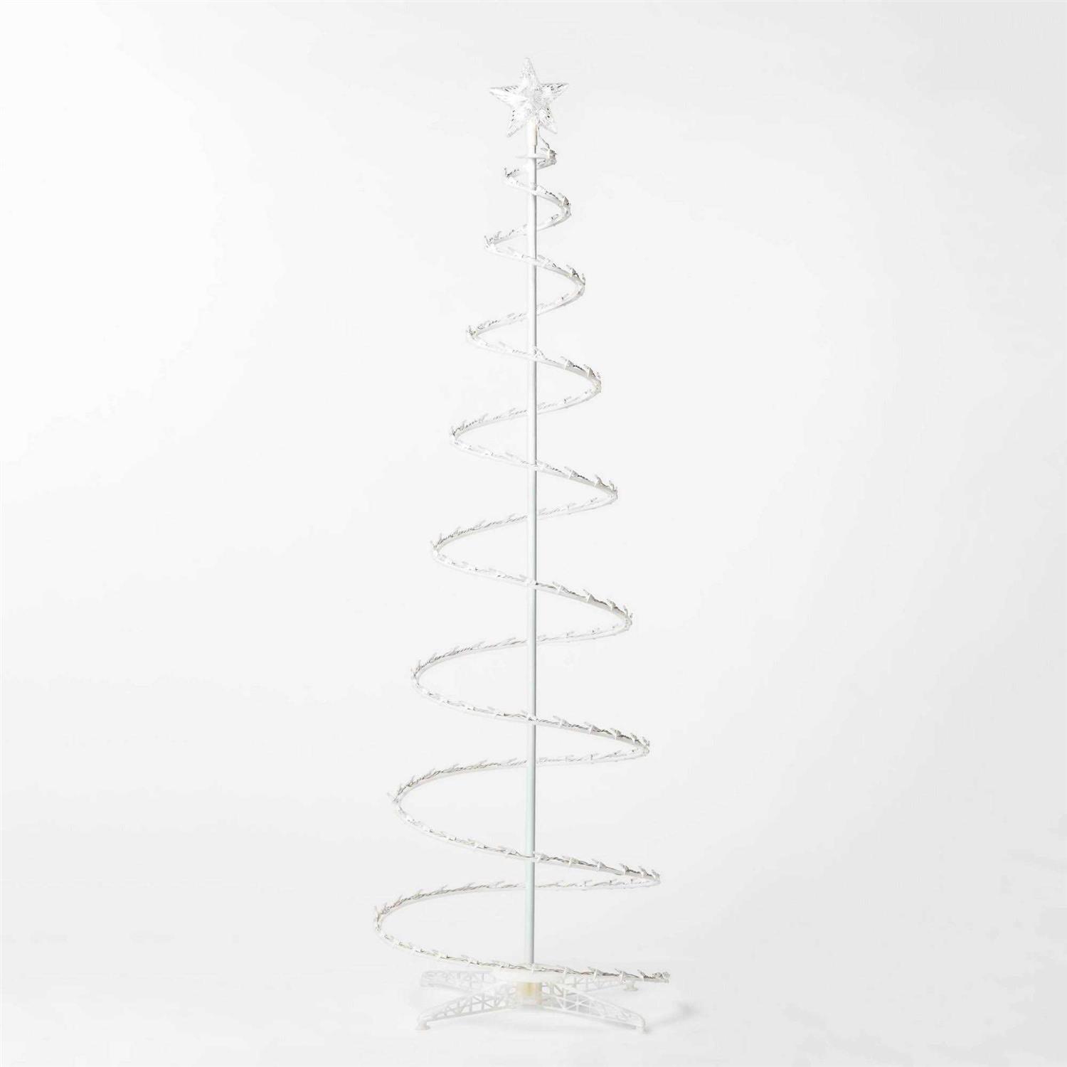 Wondershop 6′ Incandescent Spiral Tree Christmas Novelty Sculpture Light