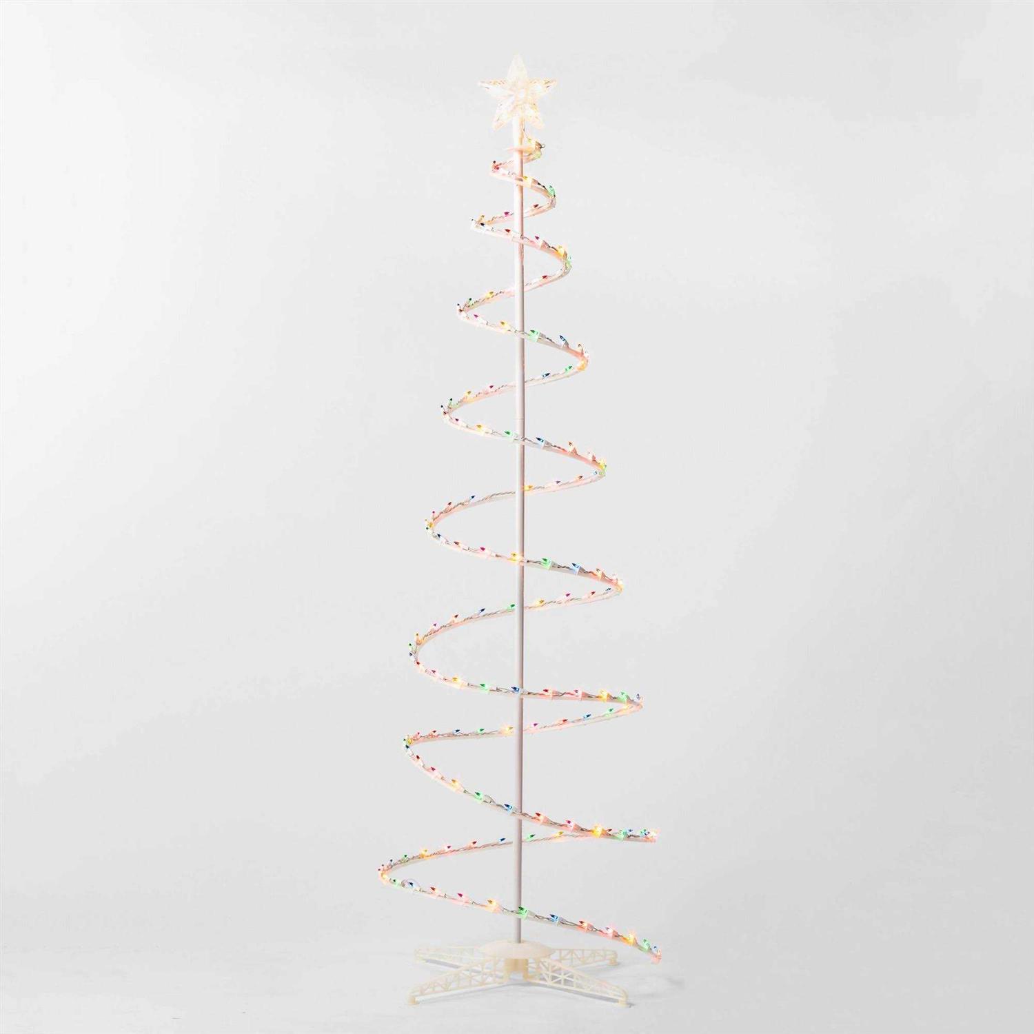 Wondershop 6′ Incandescent Spiral Tree Christmas Novelty Sculpture Light - Image 3