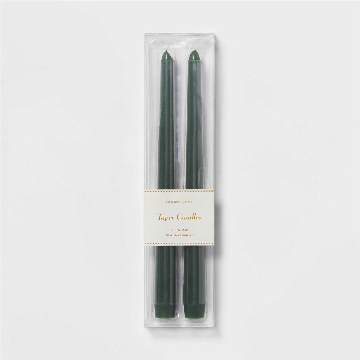 Threshold Tapers Green Candle