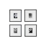 StyleWell Black Modern Frame with White Matte Gallery Wall Picture Frames