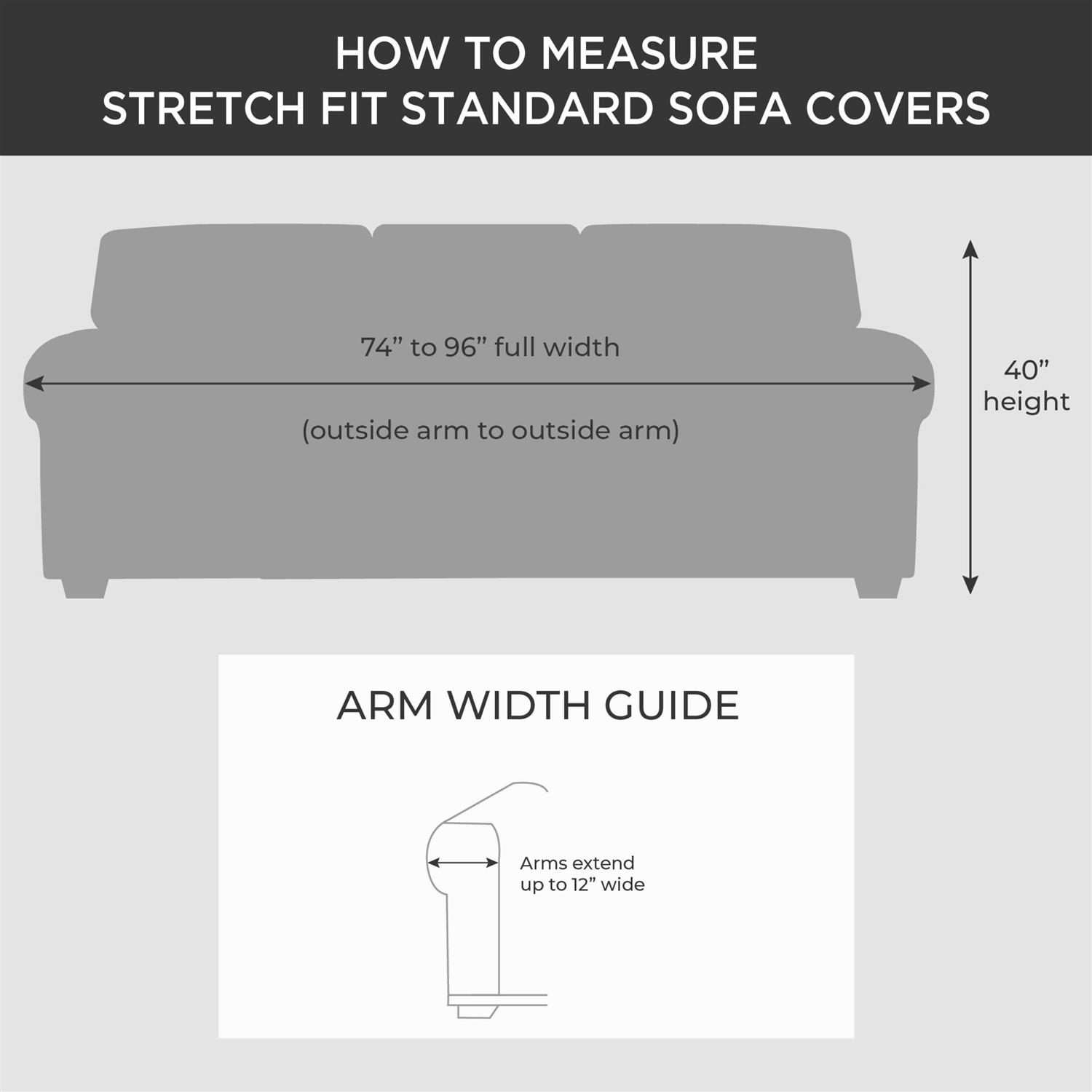 Ultimate Heavyweight Stretch Suede T-Cushion Sofa Slipcover Sure Fit - Image 2