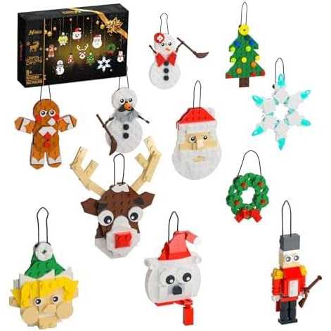 Tenhorses Christmas Tree Ornament Building Sets Christmas Tree Wreath - Image 4