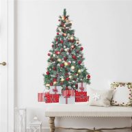 RoomMates Christmas Tree Giant Peel & Stick Wall Decals With String Lights