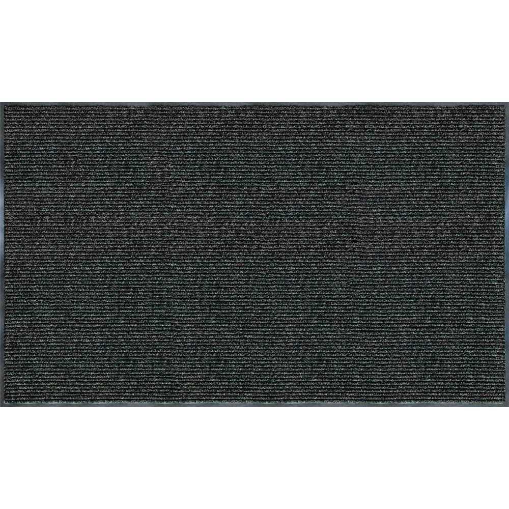 TrafficMaster Enviroback Charcoal 60 in. x 36 in. Recycled Rubber/Thermoplastic Rib Door Mat