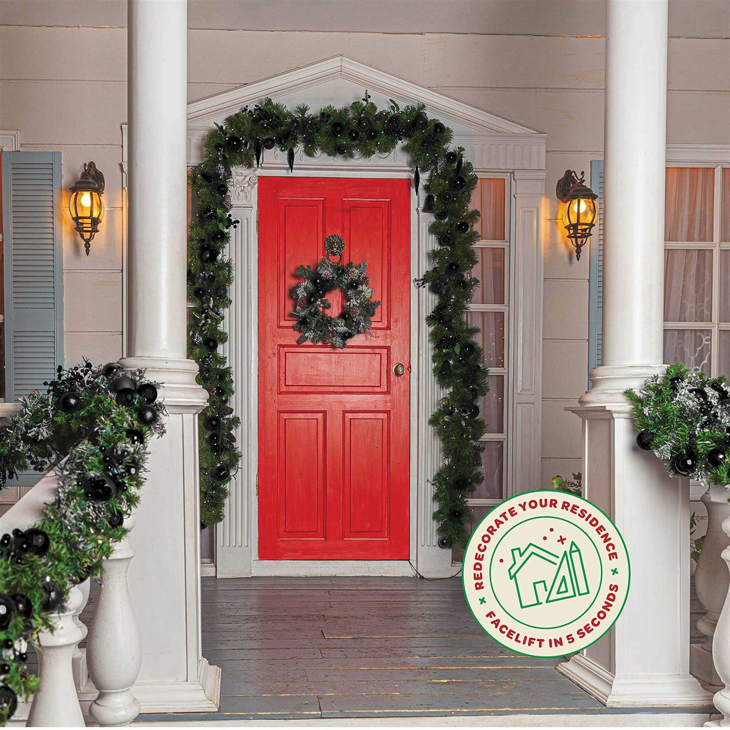 SEWANTA Christmas Ornaments Set of 36 Beautiful Christmas Tree Decorations Ornaments Set - Image 3