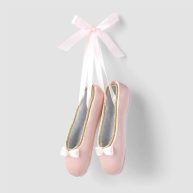 Wondershop Ballet Shoes Christmas Tree Ornament Pink